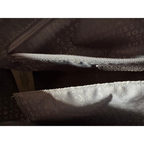 Kate Spade Grove Street Lana Satchel Handbag Crossbody Purse Cow Leather Taupe - Picture 6 of 8